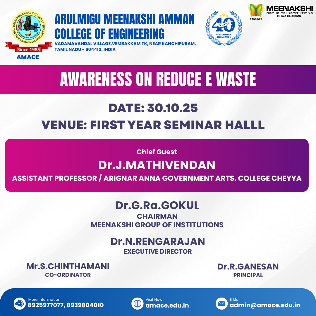 Awareness on Reduce E-Waste