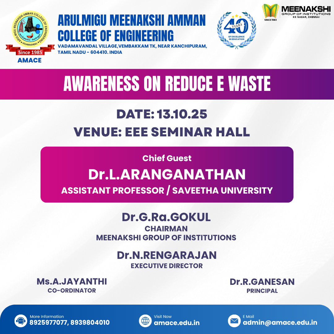 Awareness on Reduce E-Waste